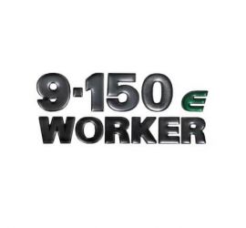 Emblema resinado lateral 9-150E WORKER