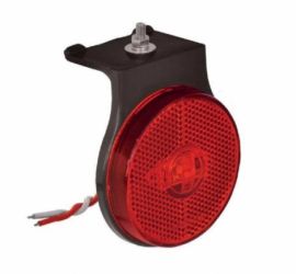 Lanterna lateral com suporte lente vermelha Randon ( 65mm )