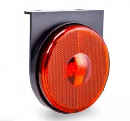 Lanterna lateral com suporte lente vermelha Randon ( 85mm )