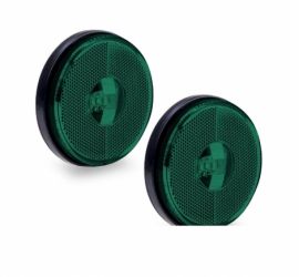 Lanterna lateral sem suporte lente verde Randon ( 85mm )