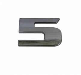 Letreiro 5 Cargo (após 2010) ( Injetado e Cromado )