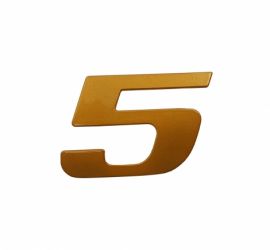 Letreiro 5 ( Injetado e Dourado )