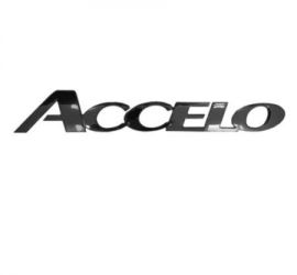 Letreiro ACCELO ( Injetado e Cromado)