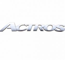 Letreiro ACTROS ( Injetado e Cromado )