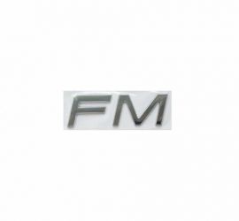 Letreiro FM FM (2005 a 2010) ( Cromado )