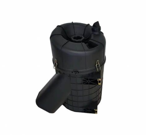 Corpo filtro de ar com tampa S5 (alta flor)