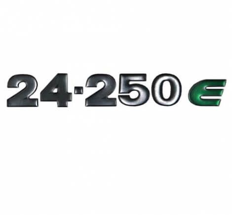 Emblema resinado lateral 24-250E