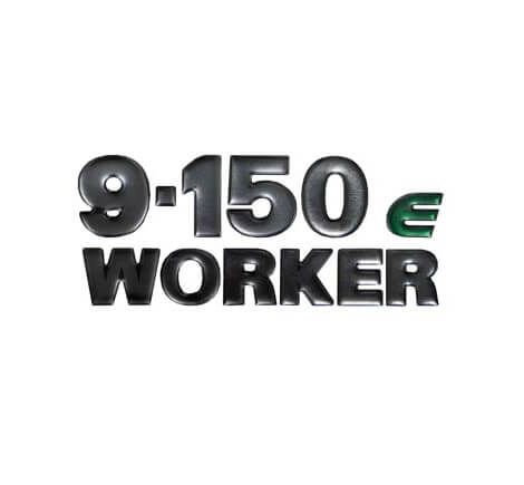 Emblema resinado lateral 9-150E WORKER