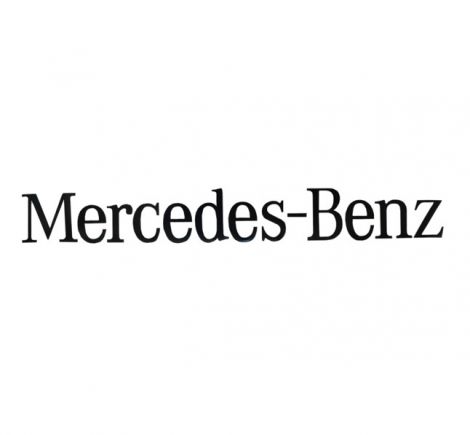 Emblema resinado tapa-sol MERCEDES-BENZ ( Preto )