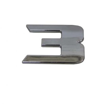 Letreiro 3 Cargo (após 2010) ( Injetado e Cromado )