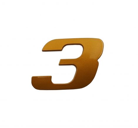 Letreiro 3 ( Injetado e Dourado )