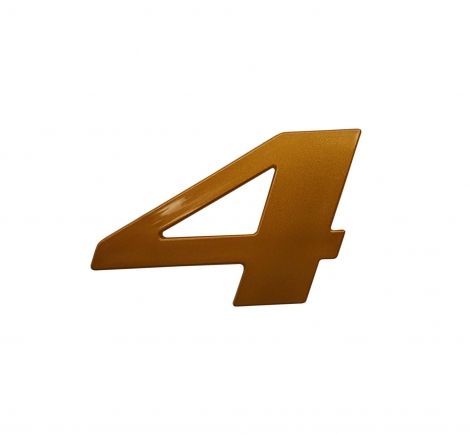 Letreiro 4 ( Injetado e Dourado )