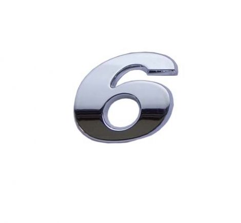 Letreiro 6 e 9 Constellation ( Injetado e Cromado )