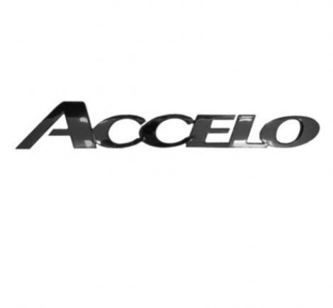 Letreiro ACCELO ( Injetado e Cromado)