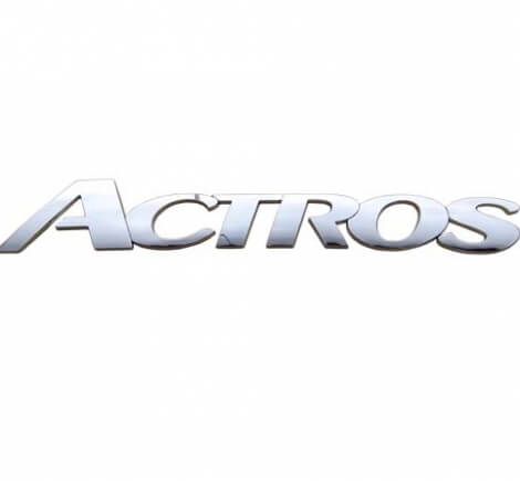 Letreiro ACTROS ( Injetado e Cromado )