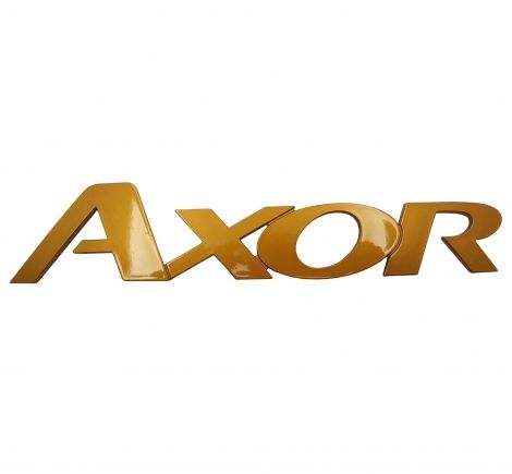 Letreiro AXOR ( Injetado e Dourado )